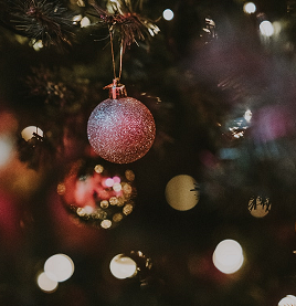 Julgranskulor i julgran